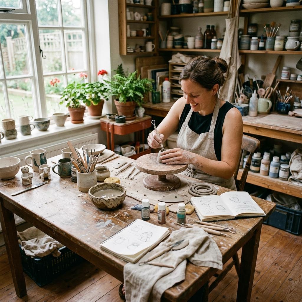 Pottery, ceramics & art class